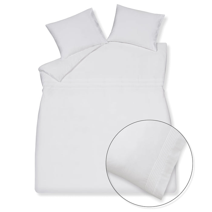 Purity Portofino Dekbedovertrek | 200 x 200|220 cm | Wit