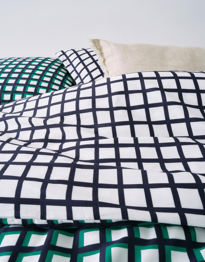 Marc O'Polo Dekbedovertrek Katoen Satijn Karie - dark navy