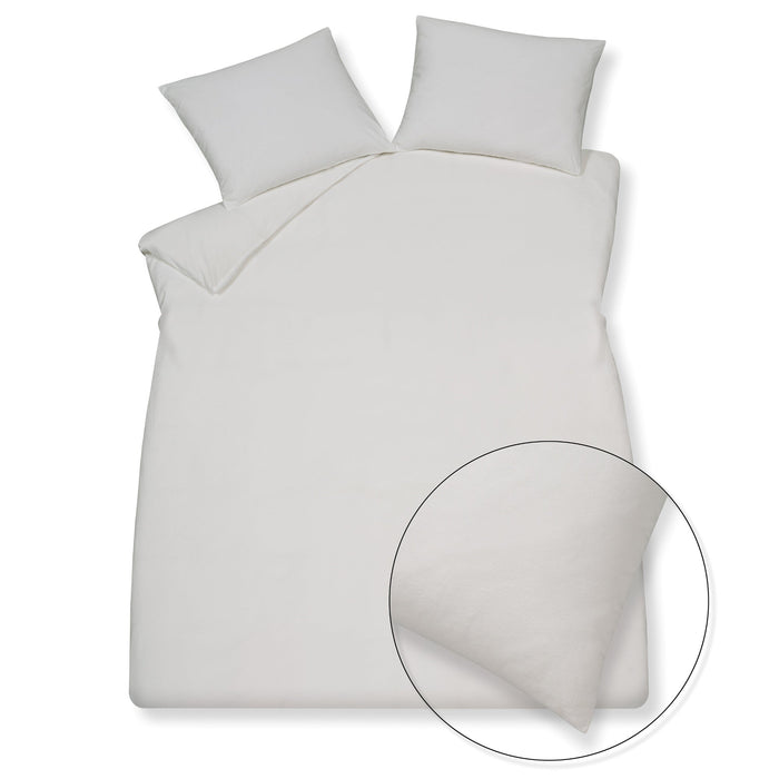 Pure 66 Dekbedovertrek Light Stone | 200 x 200|220 cm | Grijs | Beige