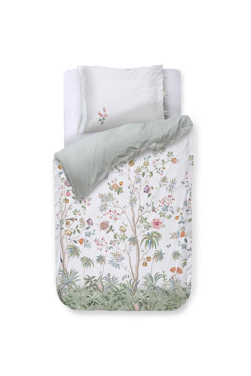 Pip Studio Il Paradiso  dekbedovertrek - 140x200|220 - Wit