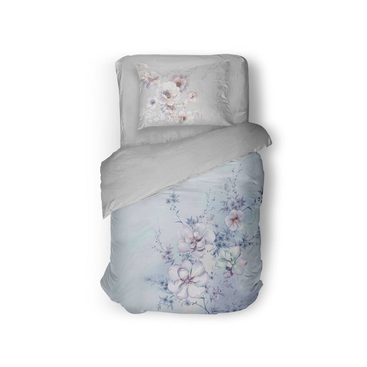 Eleganzzz Dekbedovertrek Micropercal Eternal Blooms - multi