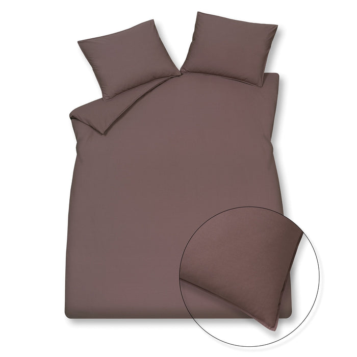 Washed Cotton Dekbedovertrek Peppercorn | 240 x 200|220 cm | Paars