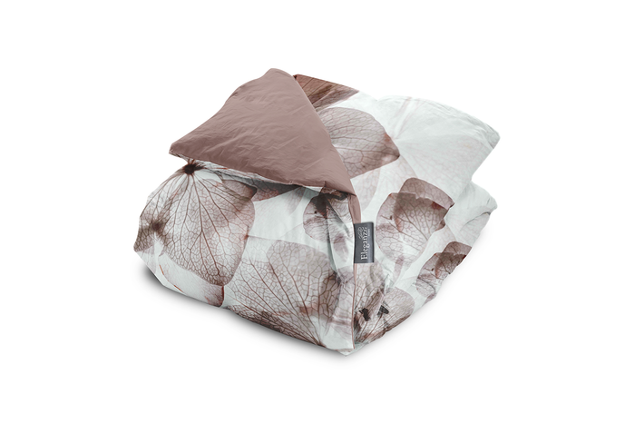 Eleganzzz Dekbedovertrek Micropercal Blossom Dreams - taupe