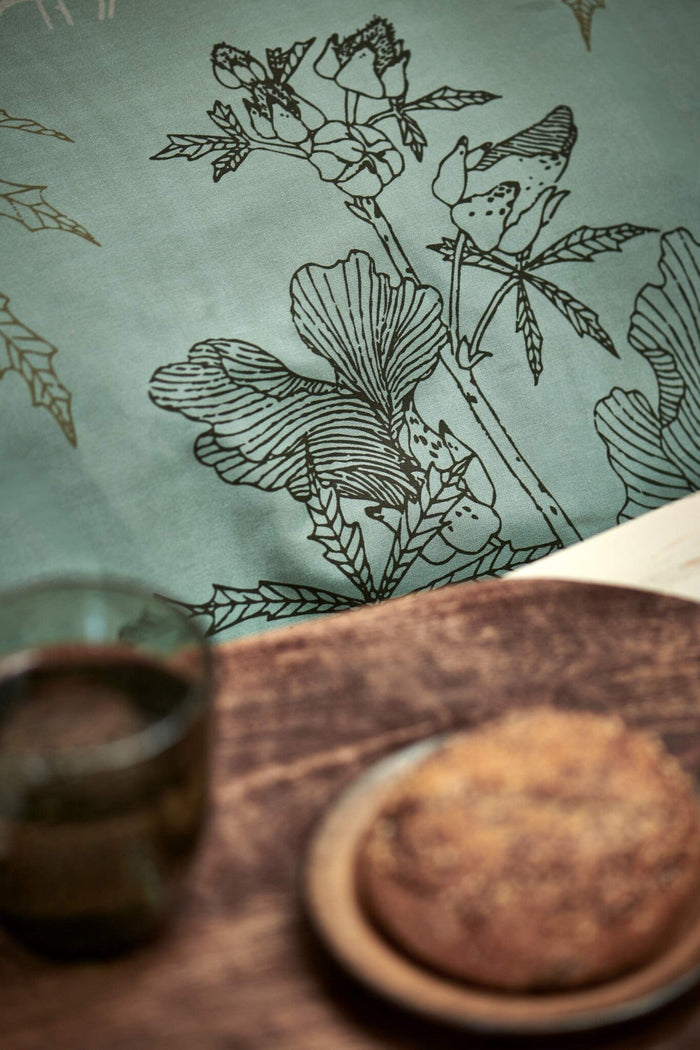 Green Gift Dekbedovertrek Smoke Green | 240 x 200|220 cm | Groen