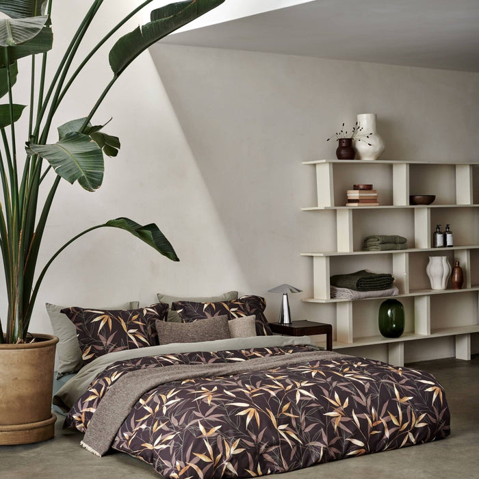 Pure 84 Dekbedovertrek Thyme | 240 x 200|220 cm | Groen | Satijnkatoen