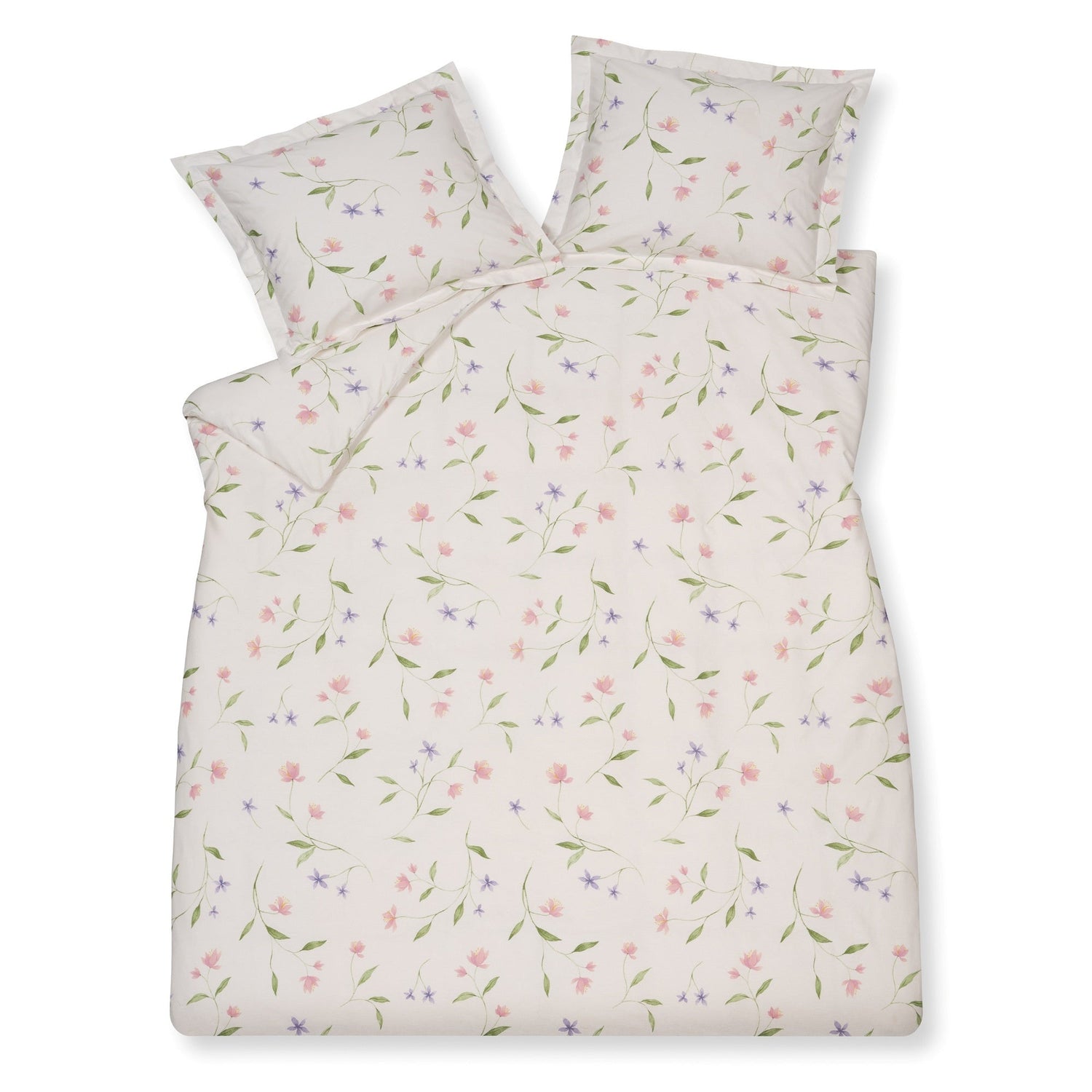 Soft Bloom Dekbedovertrek Off | 240 x 200|220 cm | Wit | Ivoor