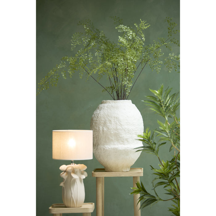 Light & Living Light&living Vaas deco Ø45x60 cm LEANO mat crème