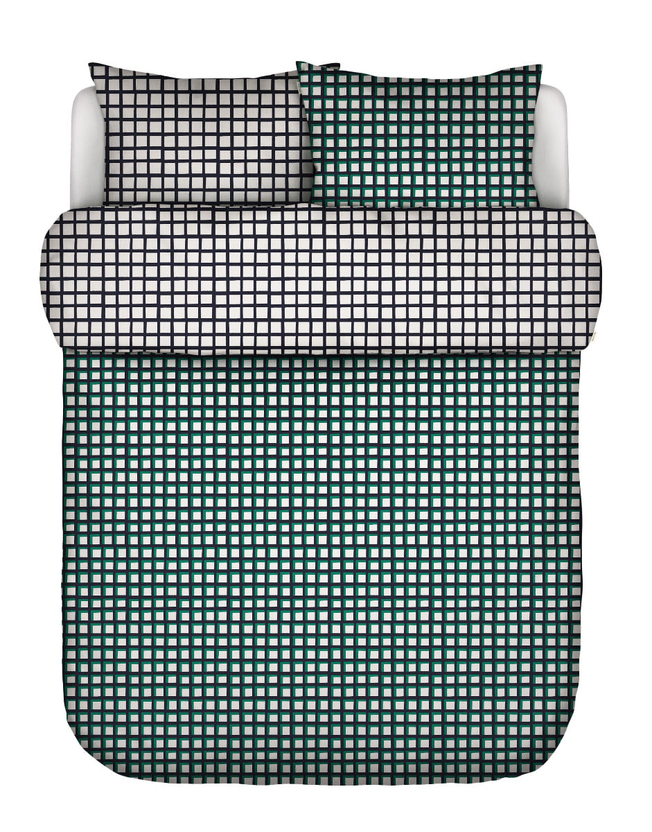 Marc O'Polo Dekbedovertrek Katoen Satijn Karie - dark navy