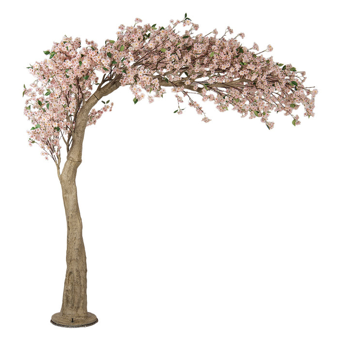 Clayre & Eef Kunst Kersenbloesem 320 cm Grijs Wit Kunststof