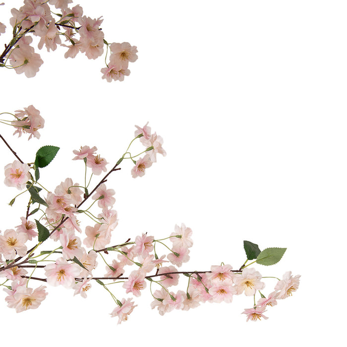 Clayre & Eef Kunst Kersenbloesem 320 cm Grijs Wit Kunststof