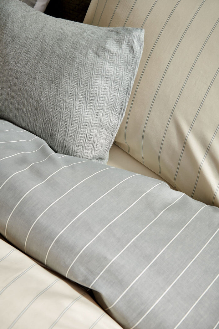 Dekbedovertrek Home Puglia Grey | 140 x 200|220 cm | Grijs | Katoen