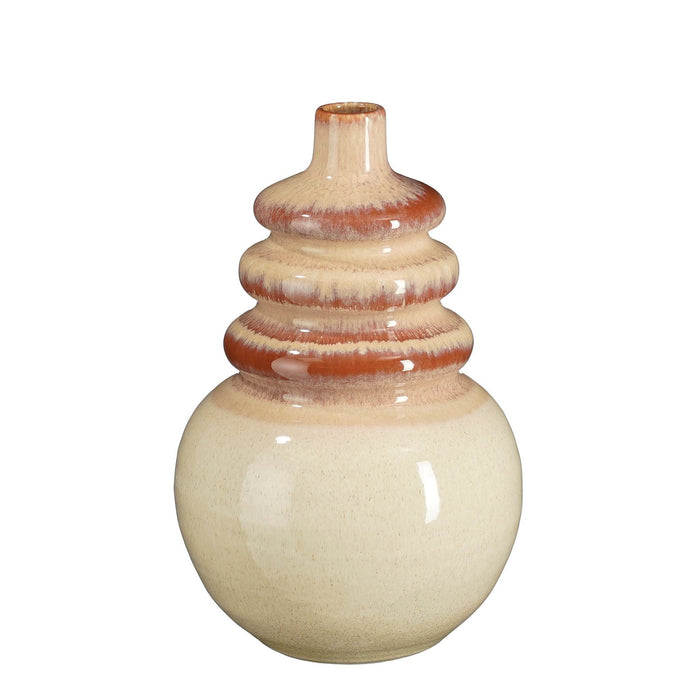 Mica Decorations Vaas Joris - 18x18x29 cm - Terracotta - Oranje