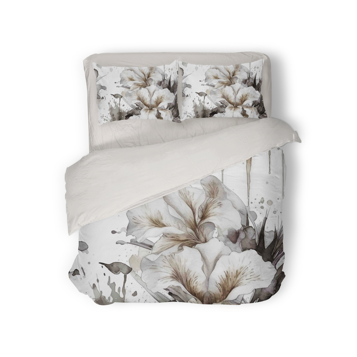 Eleganzzz Dekbedovertrek Micropercal Bloom Haven - multi