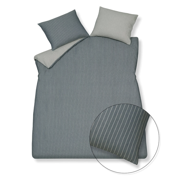 Home Palermo Dekbedovertrek Oceanview | 200 x 200|220 cm | Blauw