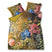 Mystic Garden Dekbedovertrek | 140 x 200|220 cm | Groen | Geel | Goud