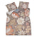 Vintage Bloom Dekbedovertrek | 240 x 200|220 cm | Bruin | Satijnkatoen