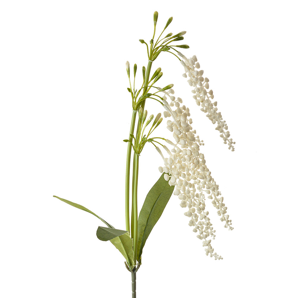 Clayre & Eef Kunstbloem 82 cm Wit Kunststof