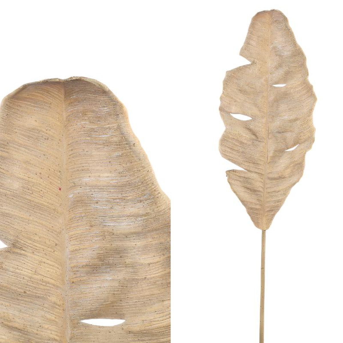 PTMD Droogbloem Vogel - 24x23x90 cm - Natuurlijk Materiaal - Bruin