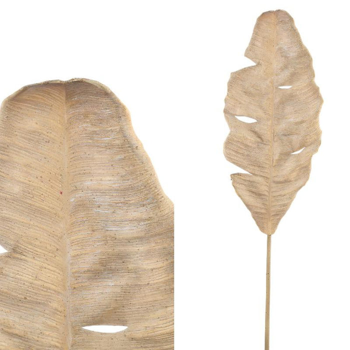 PTMD Droogbloem Vogel - 24x23x90 cm - Natuurlijk Materiaal - Bruin