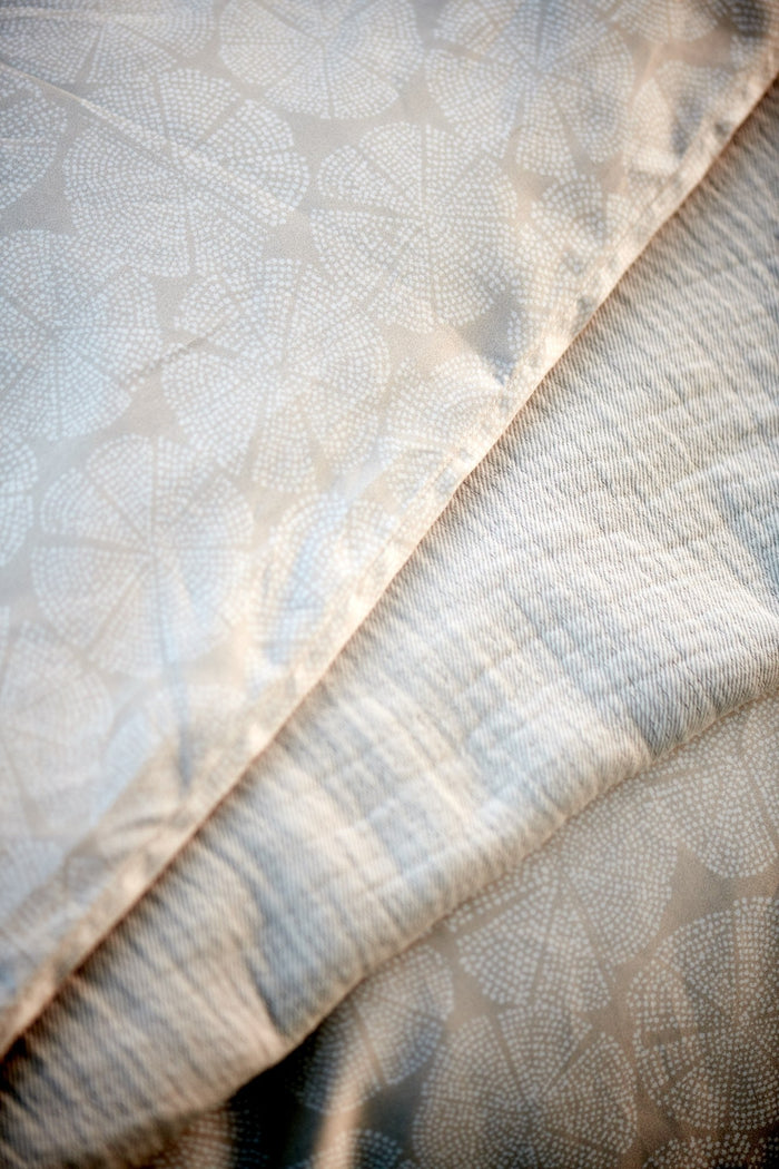 Pure 93 Dekbedovertrek Stone | 140 x 200|220 cm | Beige | Satijnkatoen