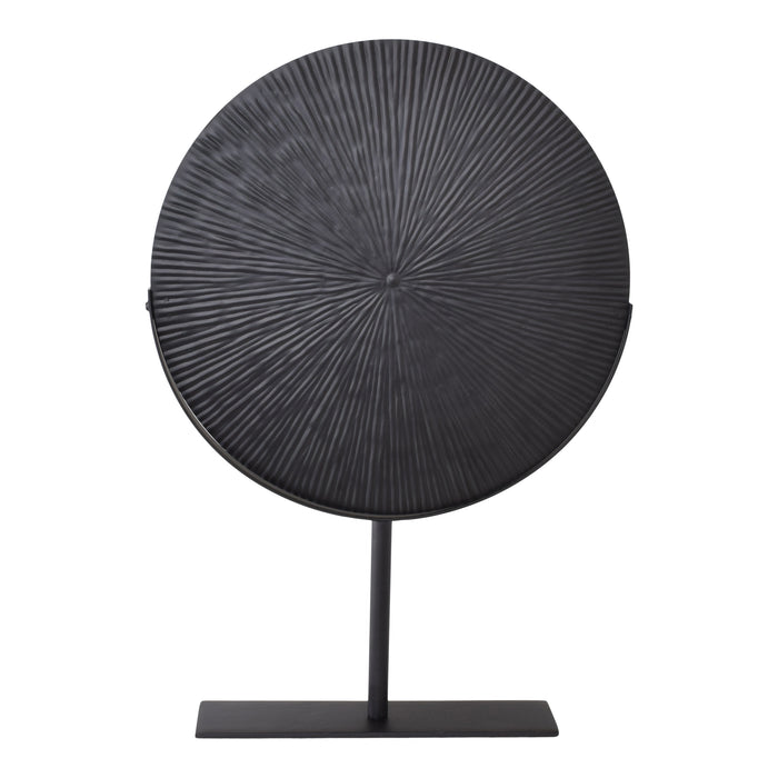 LOFT42 Burst Ornament op voet - Zwart Metaal Ø36cm