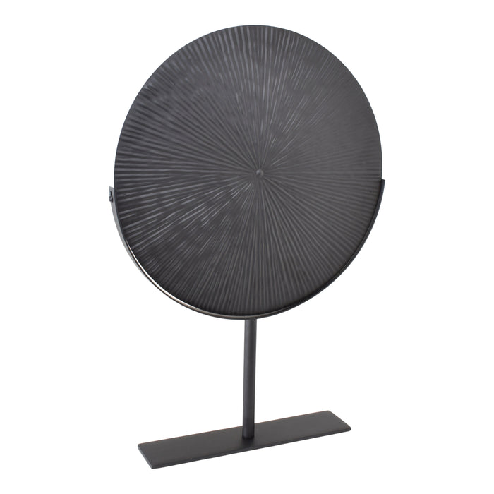 LOFT42 Burst Ornament op voet - Zwart Metaal Ø36cm