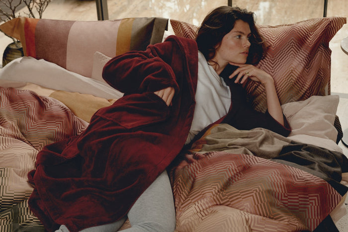 Reveal Dekbedovertrek | 200 x 200|220 cm | Bruin | Groen | Geel | Goud