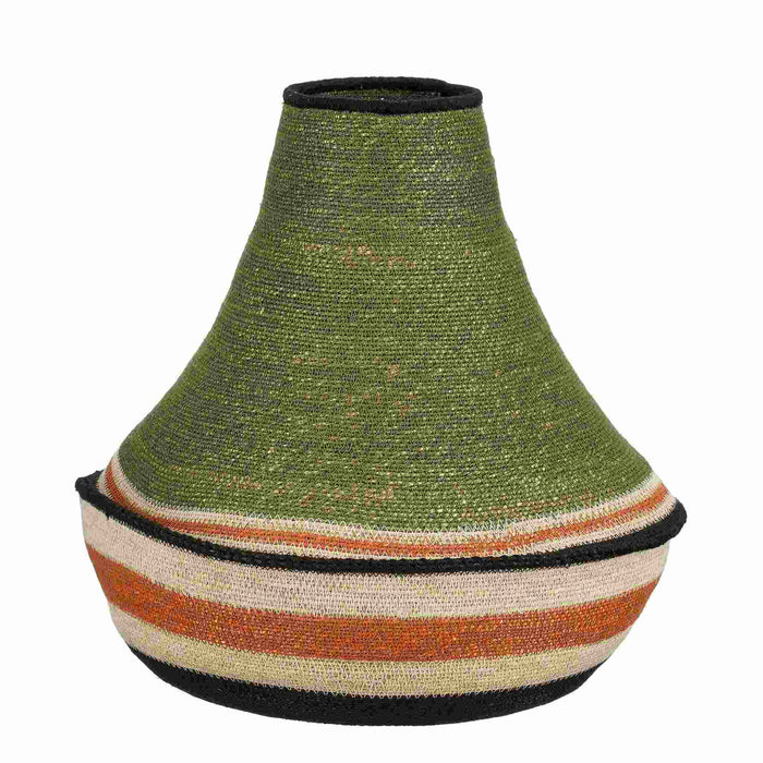 Mica Decorations Mand Phoebe - 43x43x46 cm - Zeegras - Groen