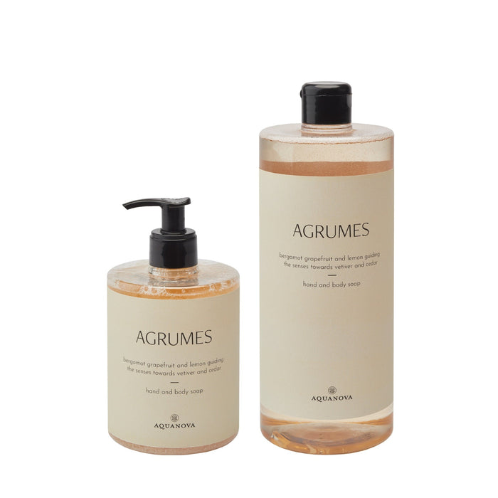 Zeep En Navulling Paris Agrumes Set | Beige | Polyester