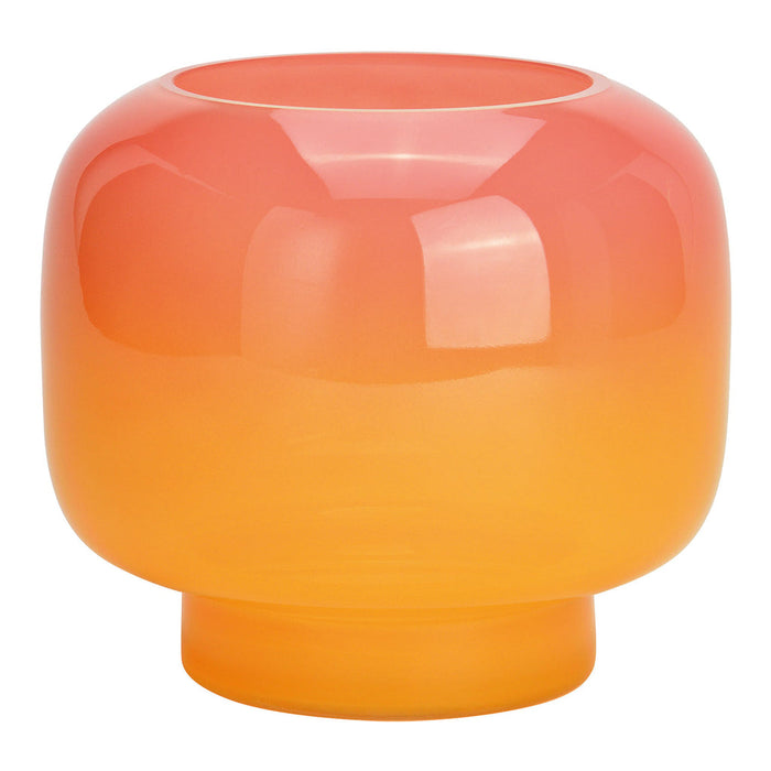 SVJ Vaas Summer - 15x15x14 cm - Glas - Roze