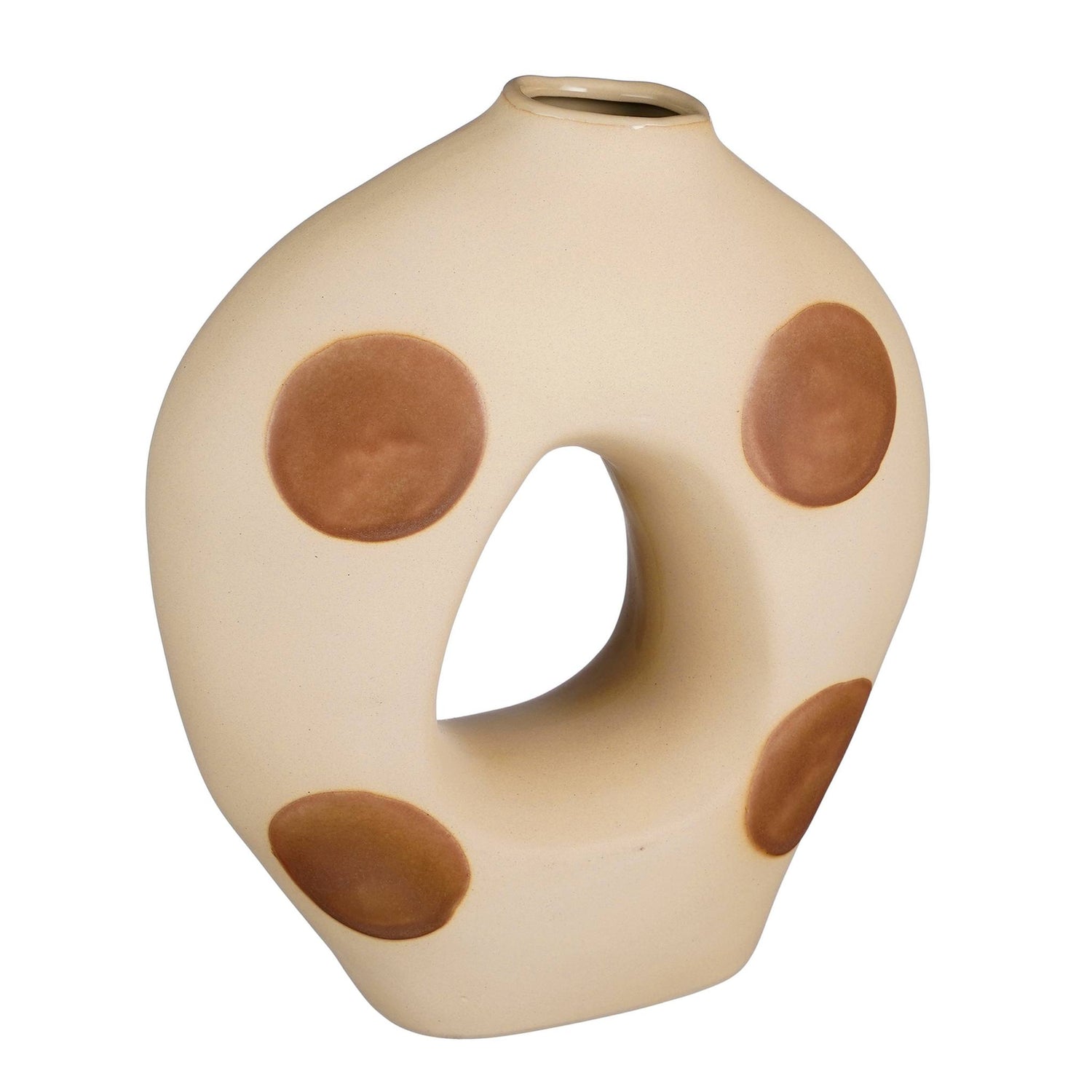 Mica Decorations Vaas Caleb - 24x10.5x28 cm - Keramiek - Terra