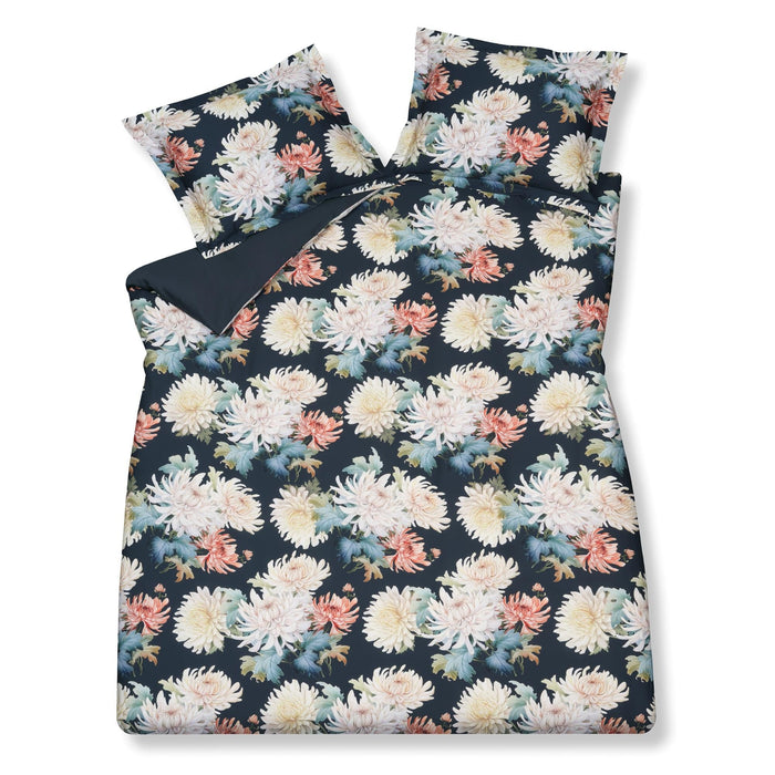 Floral Bliss Dekbedovertrek Blue Ink | 240 x 200|220 cm | Blauw