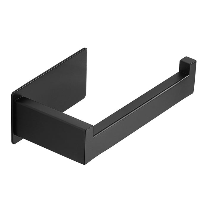 XIVADA WC rolhouder Luca - Zonder Boren - Rvs - Zelfklevend - Zwart