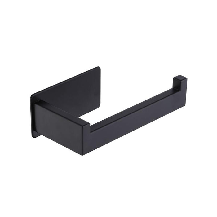 XIVADA WC rolhouder Luca - Zonder Boren - Rvs - Zelfklevend - Zwart