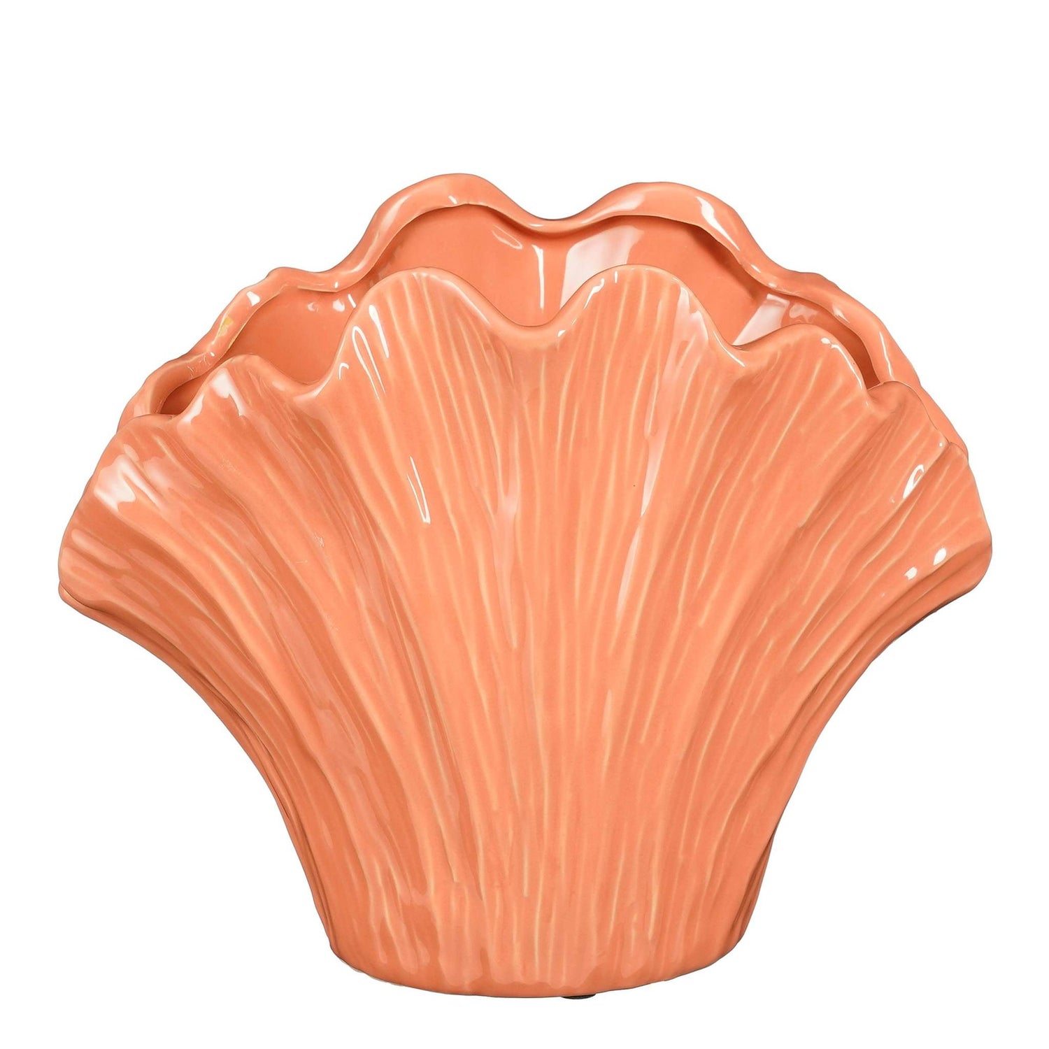 Mica Decorations Vaas Sheila - 30x15x24 cm - Keramiek - Roze