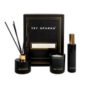 Ted Sparks - Geurkaars & Geurstokjes Diffuser - Gift Set - Tonka &