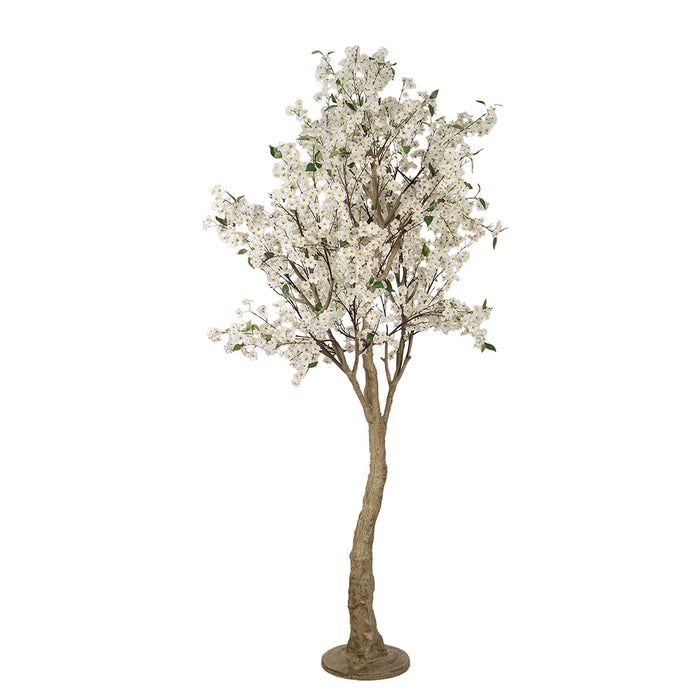 Clayre & Eef Kunst Kersenbloesem 250 cm Groen Wit Kunststof