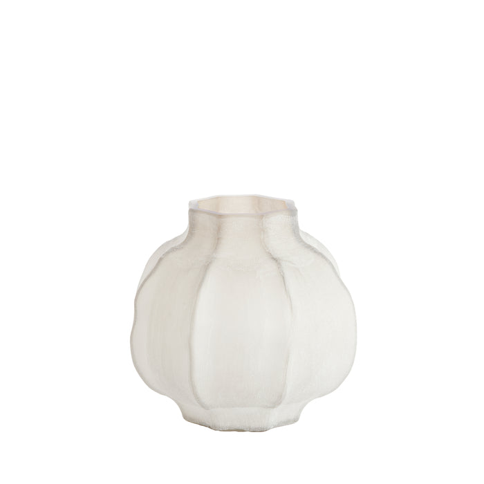 Light & Living Light&living Vaas Ø32,5x32 cm TEJEDA glas licht bruin