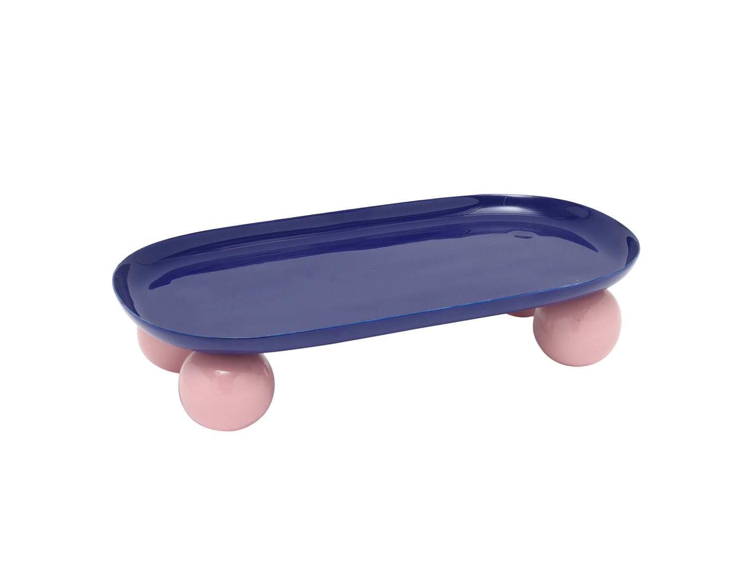 present time - Tray Double Funky Oval