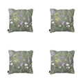 Madison - Sierkussen Donna green canvas eco - Ca. 50x50 cm - Set van 4