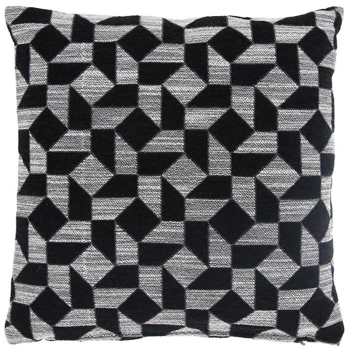 Unique Living - Kussen Laslo - 45x45cm - Zwart