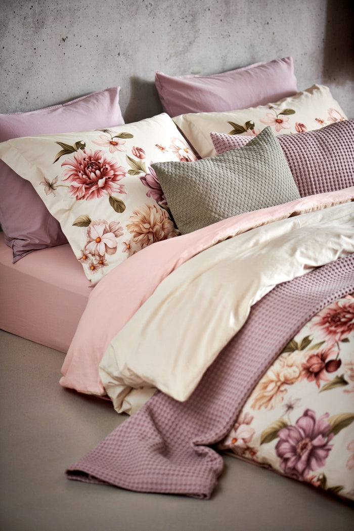 Harmony Dekbedovertrek Cream Tan | 240 x 200|220 cm | Ivoor | Beige