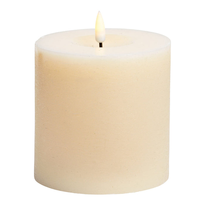 SVJ Kaars LED - 10x10x10 cm - Wax - Champagne