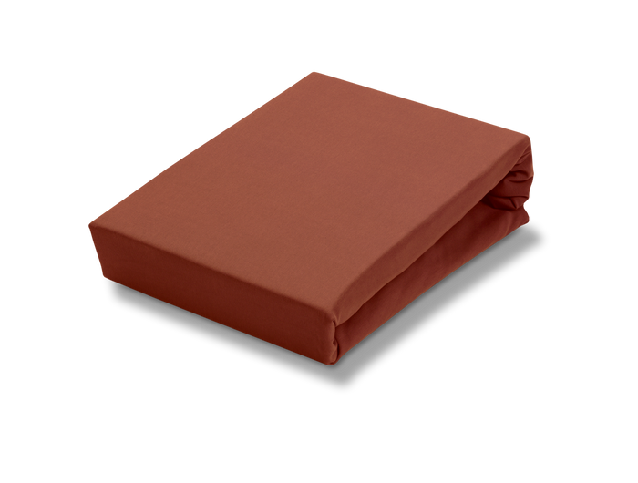 Jersey Supreme Topper Hoeslaken Rusty Brown | 140-160 x  200-220 cm | Bruin