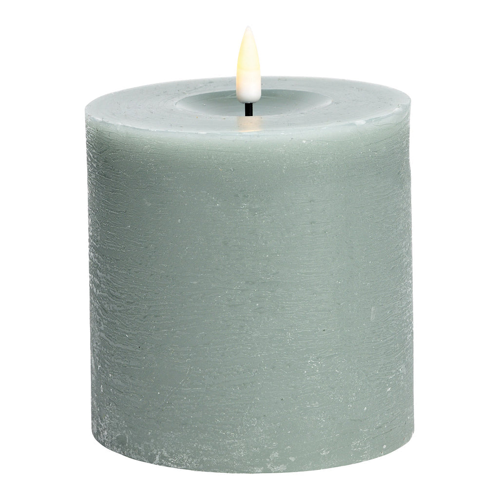 SVJ Kaars LED - 10x10x10 cm - Wax - Groen