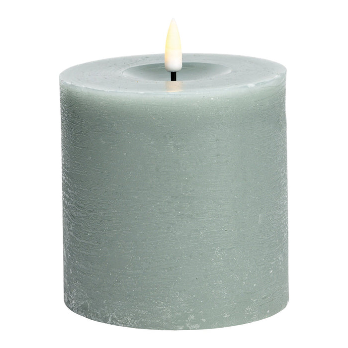 SVJ Kaars LED - 10x10x10 cm - Wax - Groen