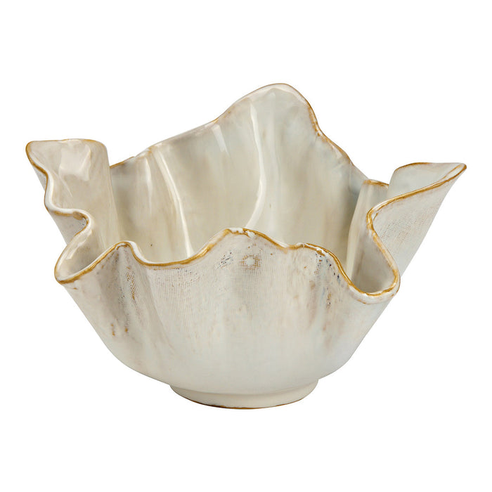 SVJ Schaal Kom - 21x22x12 cm - Keramiek - Beige