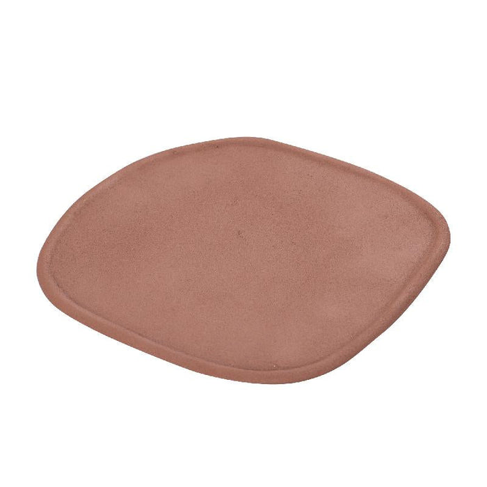 PTMD Schaal Cindae - 34x31x1 cm - Aluminium - Roest