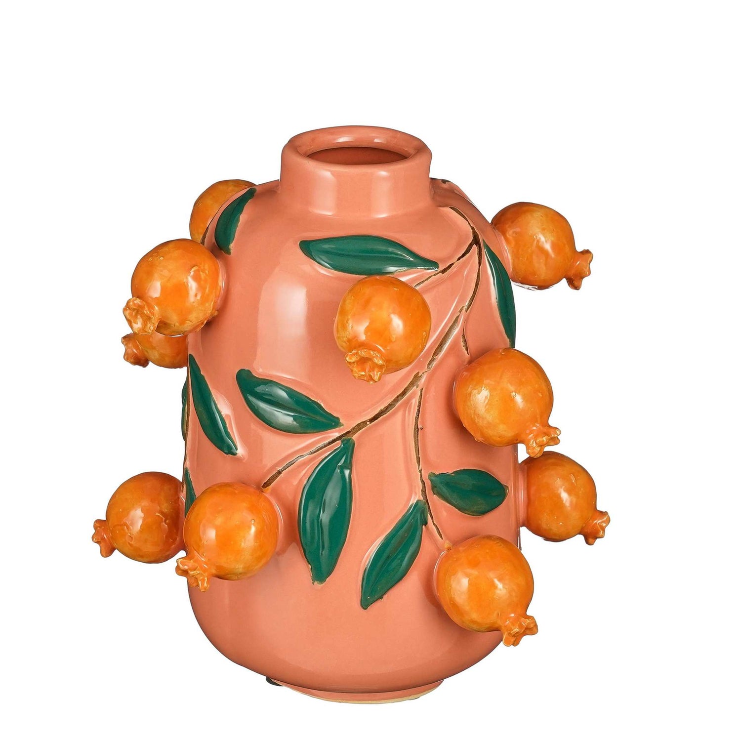 Mica Decorations Vaas Melika - 21x21x22.5 cm - Keramiek - Roze