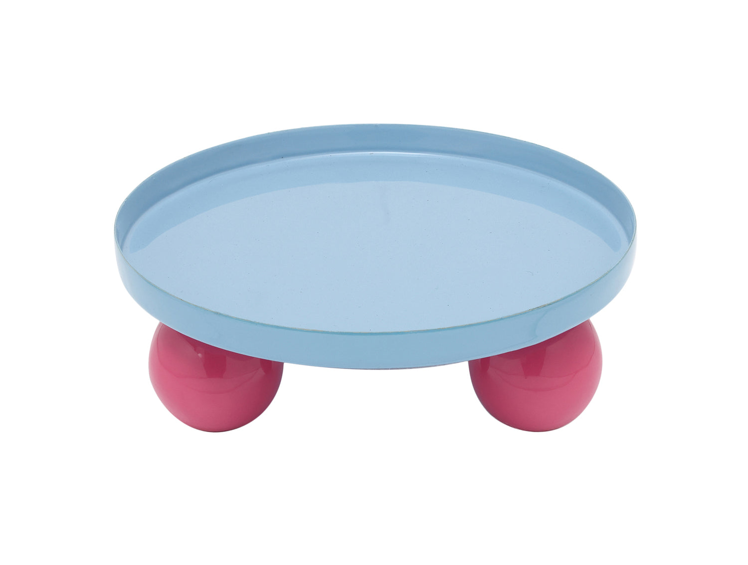 present time - Tray Double Funky Round